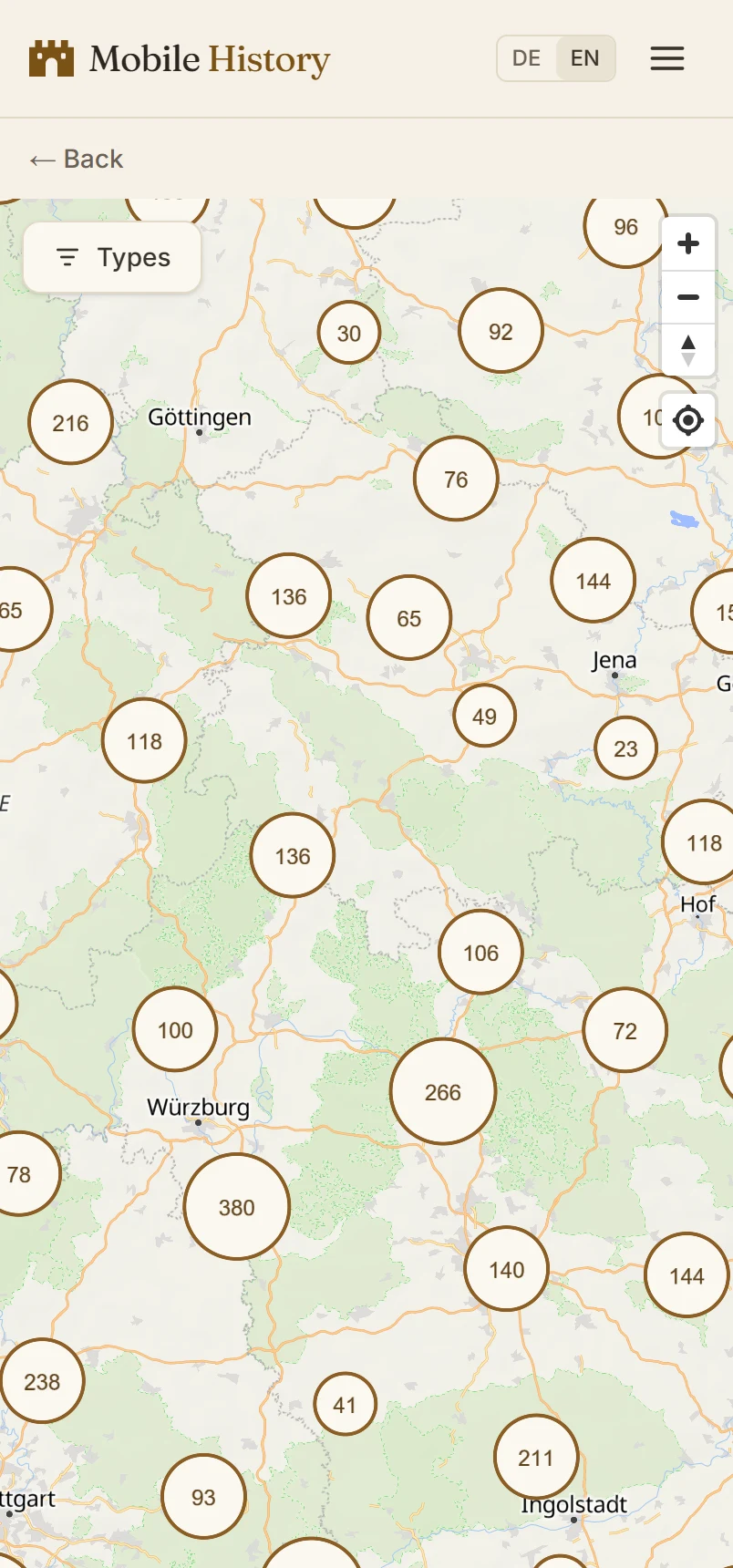 Tout sur la carte